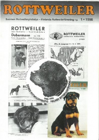 Rottweiler-lehti 50v 1996