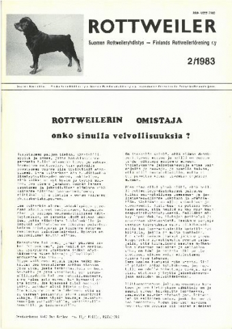 Rottweiler-lehti 1983