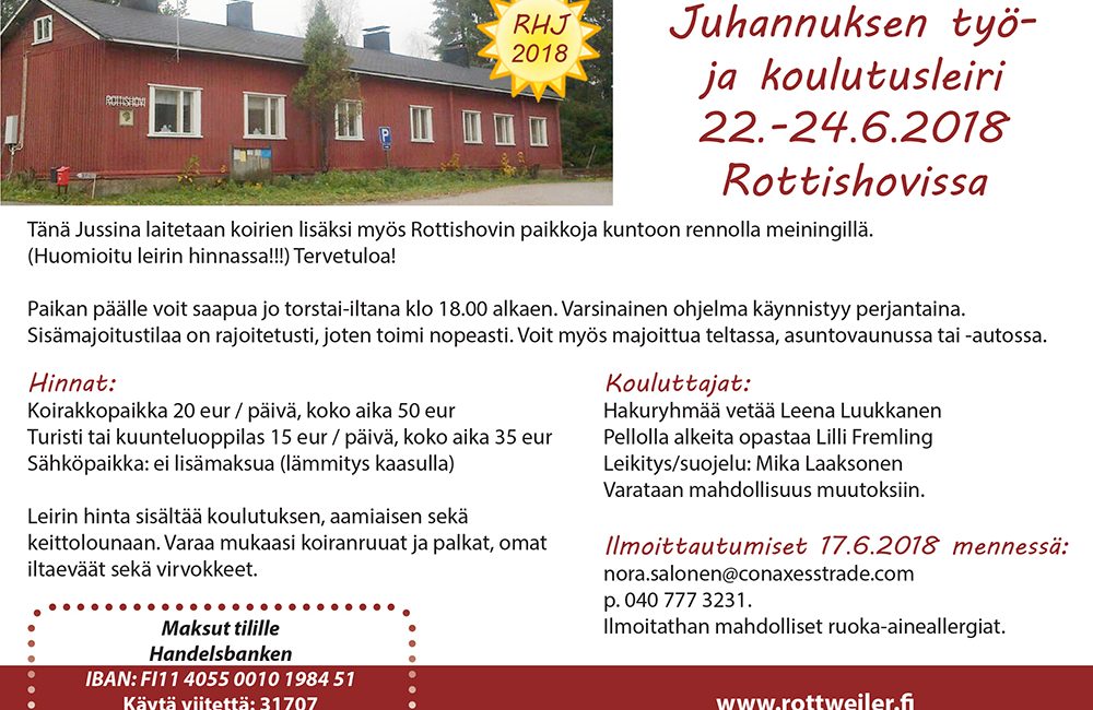 Juhannusleiri Rottishovissa