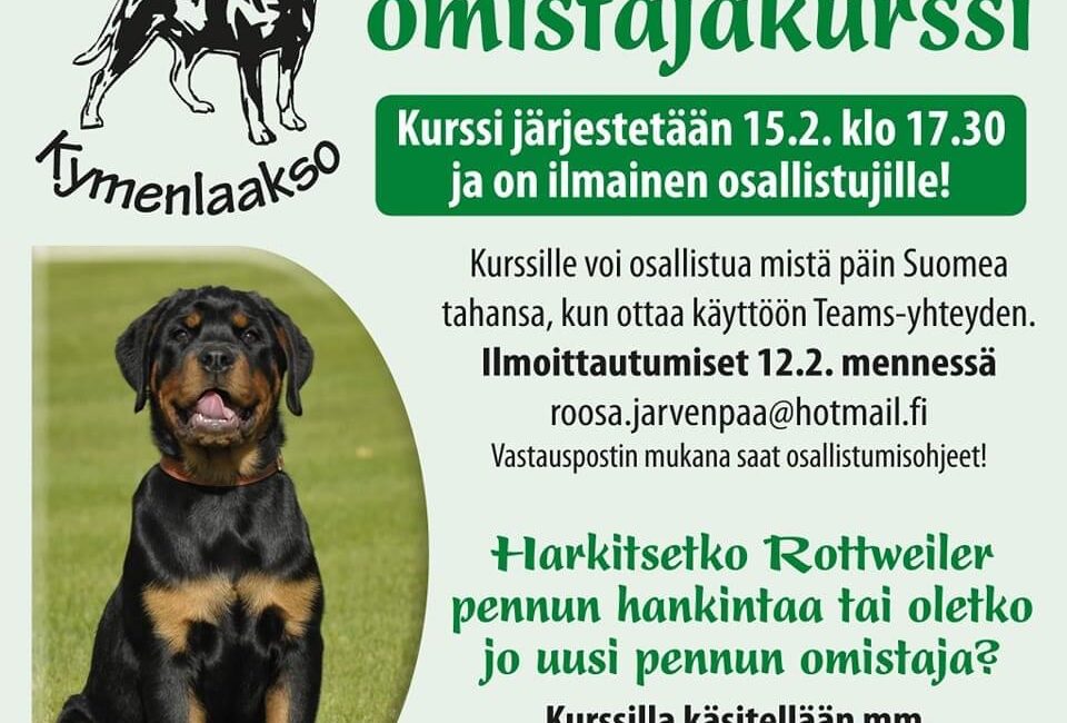 Omistajakurssi SRY Kymenlaakso
